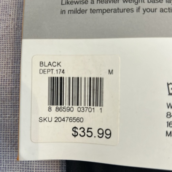 NWT Heat Holders top - Picture 7 of 9